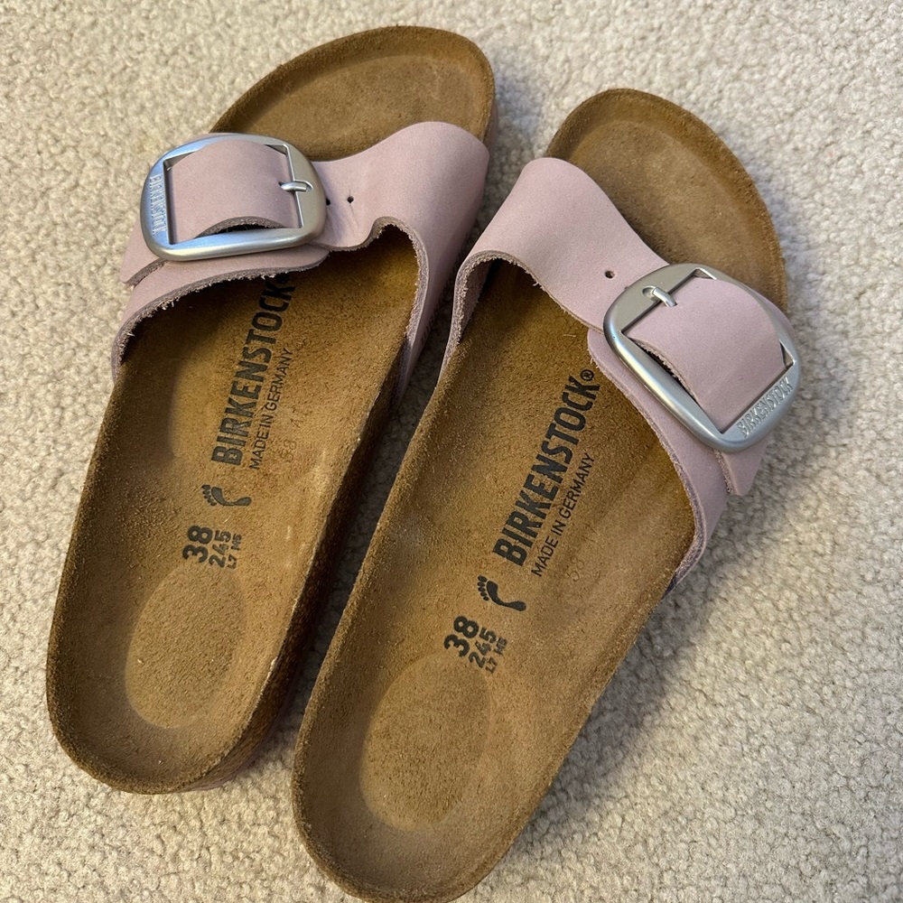 Birkenstock sandals - Madrid Big Buckle- color - purple fog
